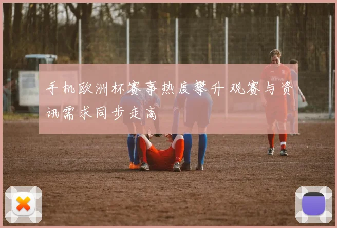 手机欧洲杯赛事热度攀升 观赛与资讯需求同步走高